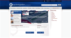 Desktop Screenshot of findanimmigrationattorney.com